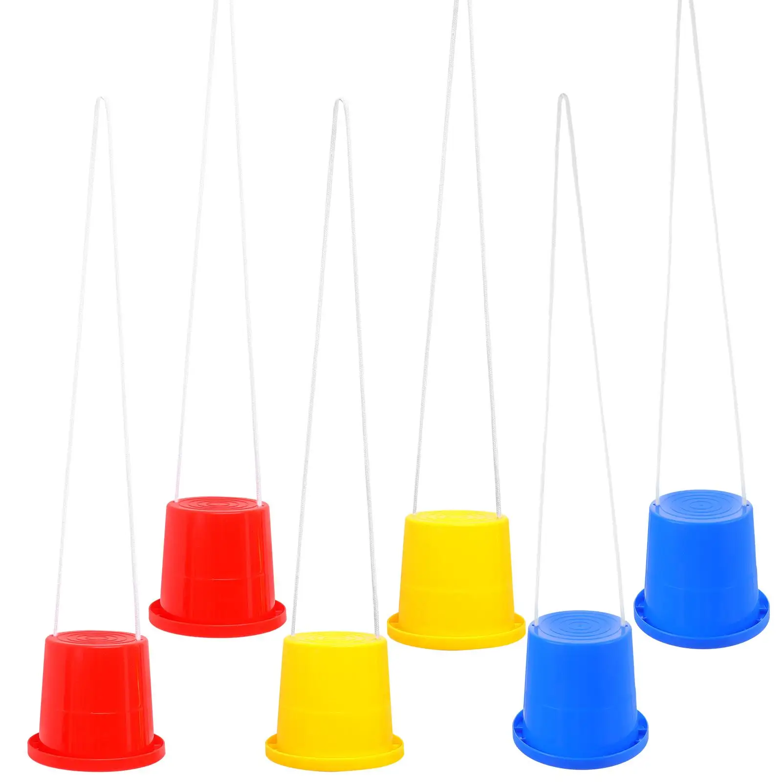 3 Pairs Jumping Buckets Kids Stilts Sensory Training Toddler Outdoor Toys Launcher Shoes Plastic Balance
3 Pairs Jumping Buckets Kids Stilts Sensory Training Toddler Outdoor Toys Launcher Shoes Plastic Balance