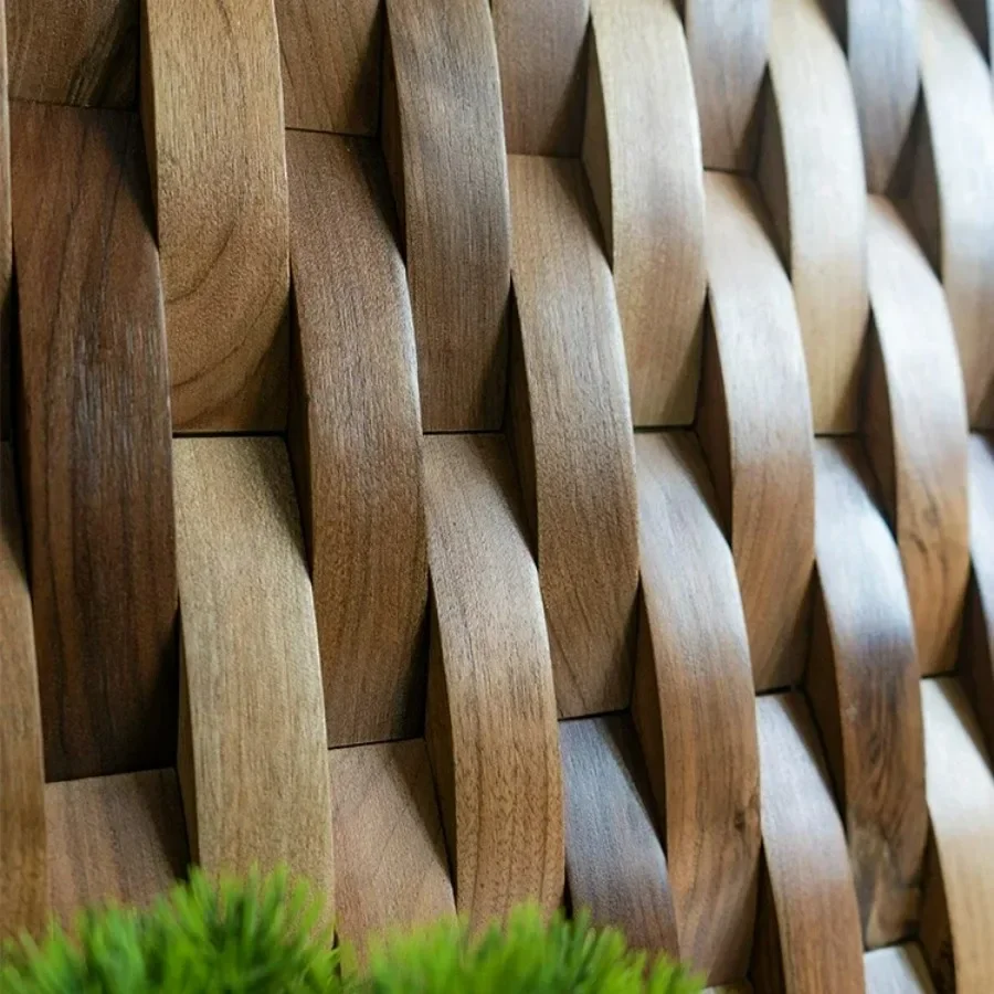 3D Mosaic Wall Panel Black Walnut Solid Wood Light Luxury Simple Acoustic Diffuser Background Wall Decoration Wall Stickers
3D Mosaic Wall Panel Black Walnut Solid Wood Light Luxury Simple Acoustic Diffuser Background Wall Decoration Wall Stickers