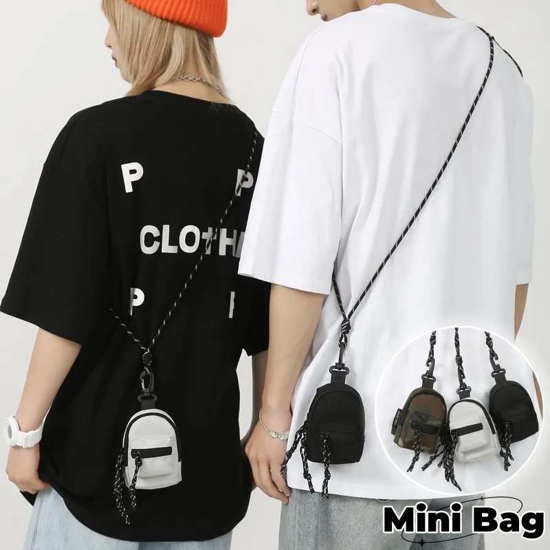 Trendy Mini Coin Purse Pendant Key Earphone Card Organizer Bag Men's Travel Backpack Accessories Men Women Small Crossbody Bag
Trendy Mini Coin Purse Pendant Key Earphone Card Organizer Bag Men's Travel Backpack Accessories Men Women Small Crossbody Bag