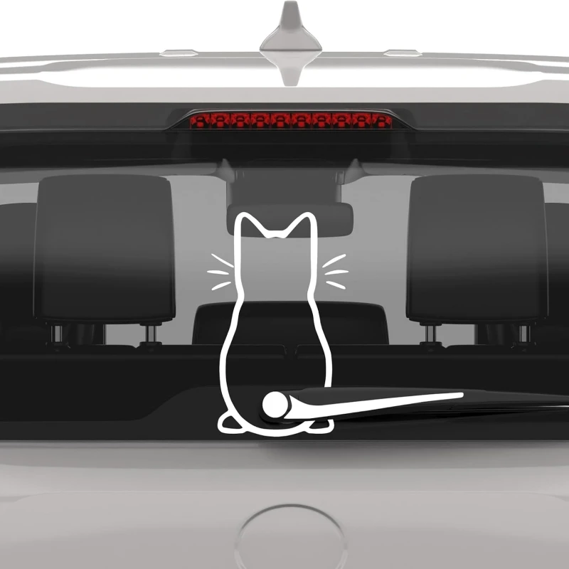 Cute Cat Car Windshield Wiper Vinyl Art Sticker Decor Lovely Animal Cat Mural Art Decal for Car Window Loptop Decoration
Cute Cat Car Windshield Wiper Vinyl Art Sticker Decor Lovely Animal Cat Mural Art Decal for Car Window Loptop Decoration