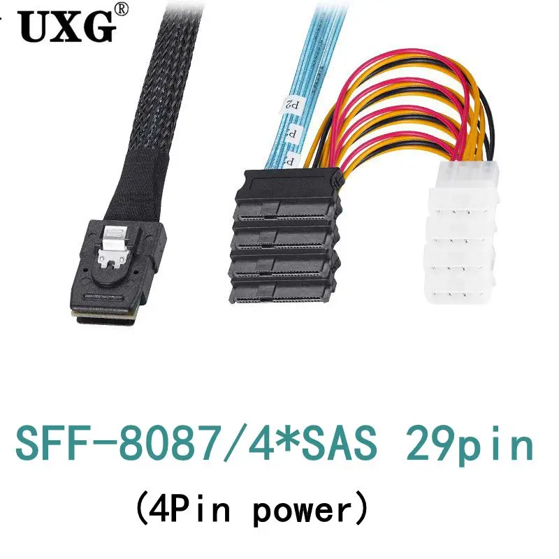 Sata8087-sff8482 built-in server minisas high-speed hard disk transmission data transfer 0.5m/100cm cable
Sata8087-sff8482 built-in server minisas high-speed hard disk transmission data transfer 0.5m/100cm cable