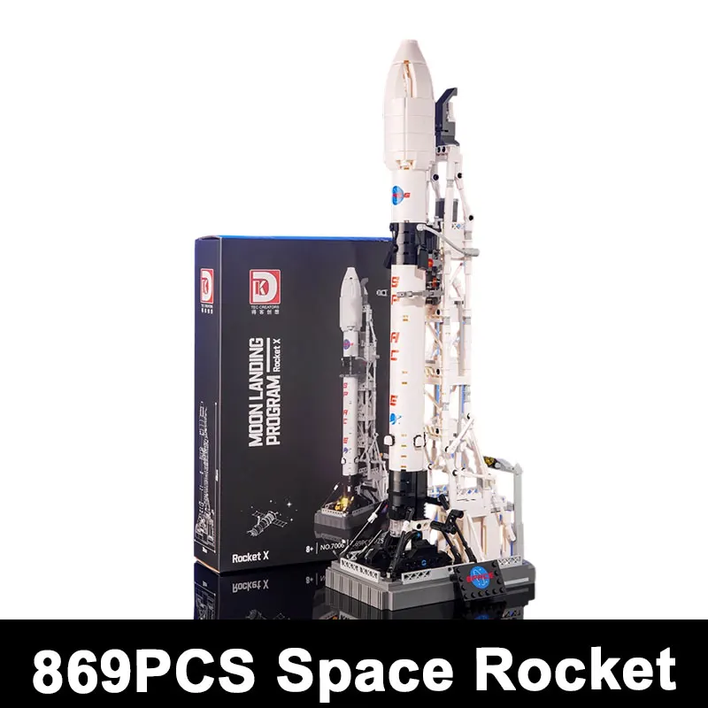 869PCS Spaceship Stars-Rocket Exploring Starship Falcon Heavy Launch System Tower Space Model Building Blocks Bricks Toy Gift
869PCS Spaceship Stars-Rocket Exploring Starship Falcon Heavy Launch System Tower Space Model Building Blocks Bricks Toy Gift