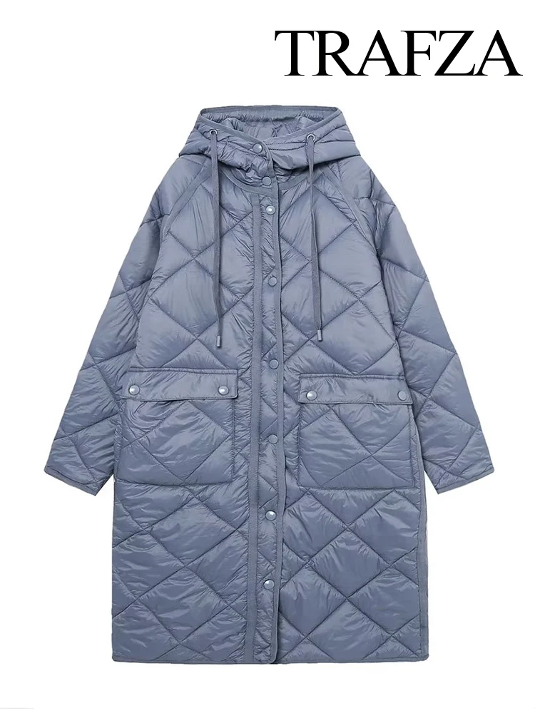 TRAFZA 2023 Winter Women Vintage Oversize Jacket Long Hooded Parkas Long Sleeve Buttons Pockets Woman Solid Color Warm New Coat
TRAFZA 2023 Winter Women Vintage Oversize Jacket Long Hooded Parkas Long Sleeve Buttons Pockets Woman Solid Color Warm New Coat