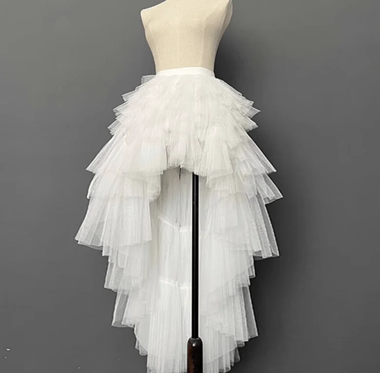 Korean Style Women's Lotus Leaf Edge Mesh Detachable High Waisted Skirt Princess Cake Skirt
Korean Style Women's Lotus Leaf Edge Mesh Detachable High Waisted Skirt Princess Cake Skirt