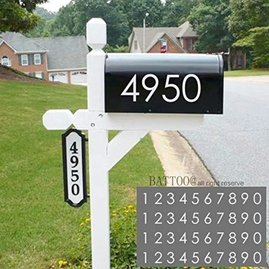 Mailbox Numbers Sticker Decal Die Cut Classic Vyl Number"Self Adhesive Sets White for Mailbox, Signs, Wdow, Door, Cars, Trucks,
Mailbox Numbers Sticker Decal Die Cut Classic Vyl Number"Self Adhesive Sets White for Mailbox, Signs, Wdow, Door, Cars, Trucks,