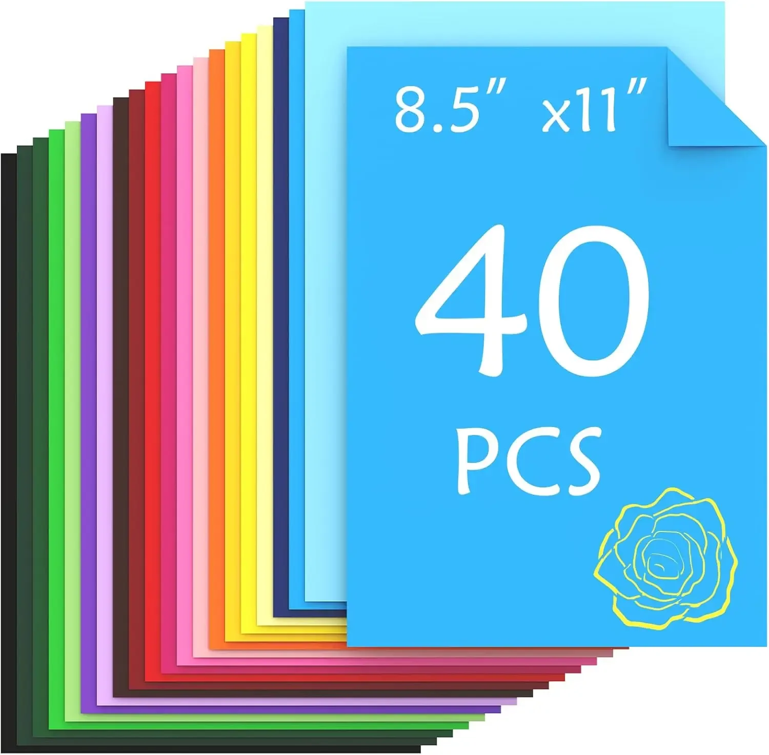 40 Sheets Colored Cardstock, 20 Vibrant Colors 180gsm Paper For Crafting & DIY Projects
40 Sheets Colored Cardstock, 20 Vibrant Colors 180gsm Paper For Crafting & DIY Projects