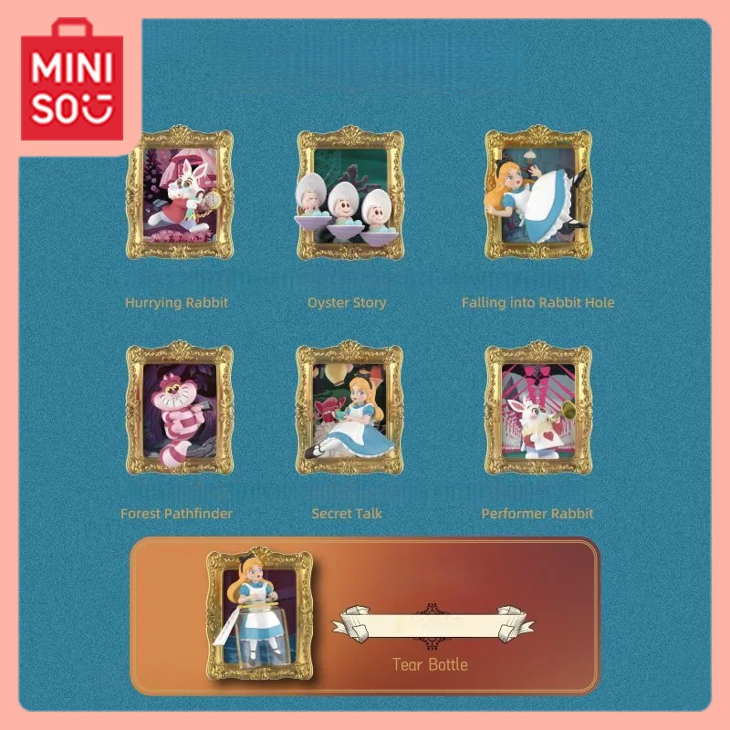 MINISO Kawaii аниме мультфильм Алиса художественная галерея серия слепая коробка игрушечный аксессуар школьные дети сладость праздничные подарки 
MINISO Kawaii аниме мультфильм Алиса художественная галерея серия слепая коробка игрушечный аксессуар школьные дети сладость праздничные подарки