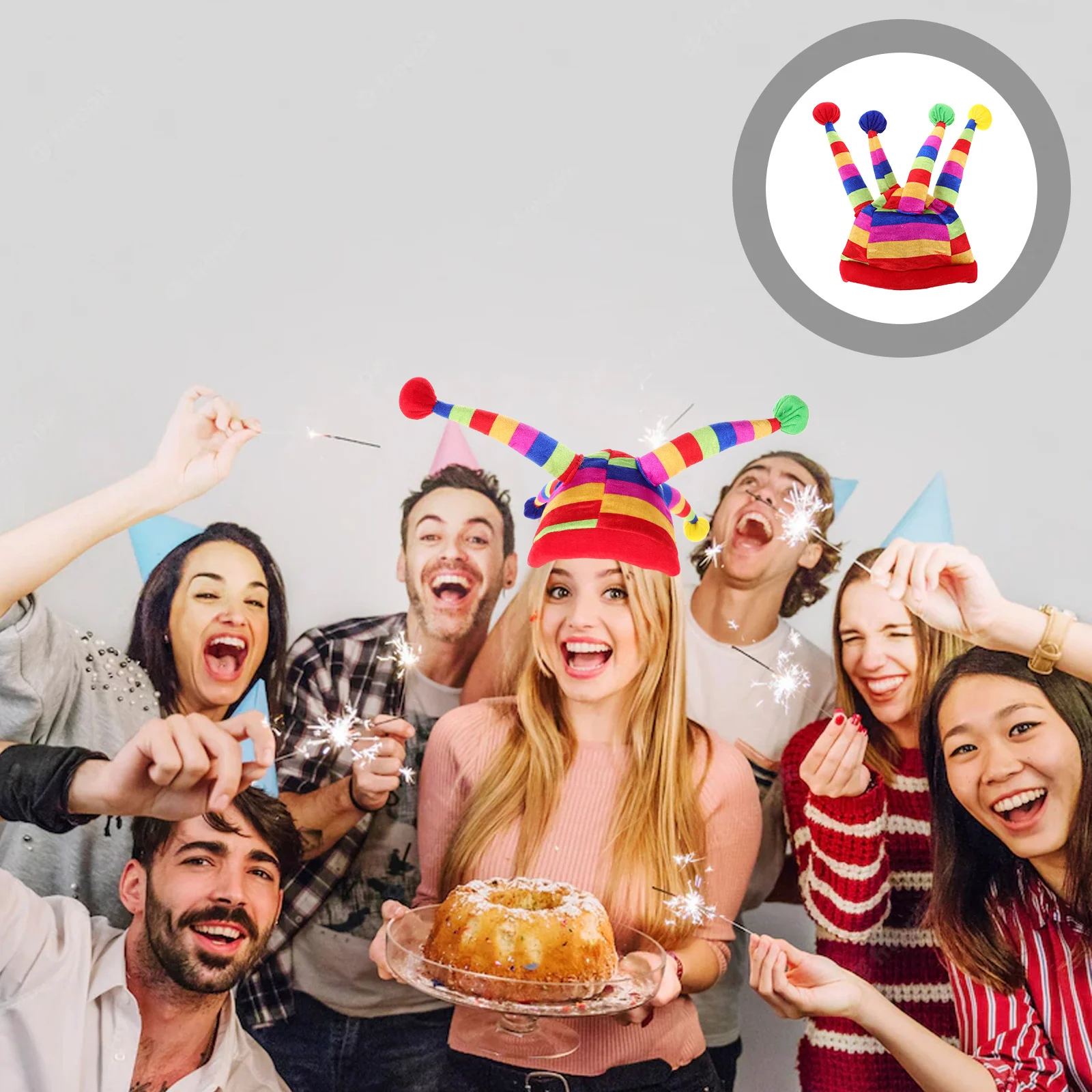 Clown Hat Headwear For Mardi Gras Halloween Masquerade Party Cosplay Costume Accessory Carnival Cap Party
Clown Hat Headwear For Mardi Gras Halloween Masquerade Party Cosplay Costume Accessory Carnival Cap Party