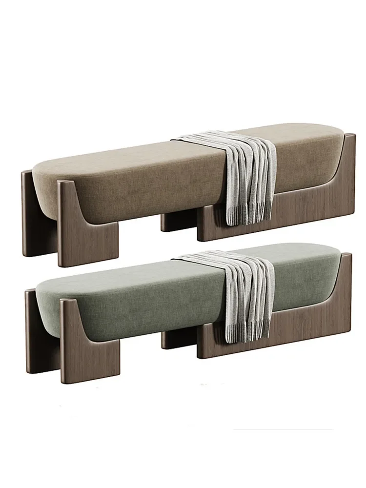 New Chinese solid wood bed stool for changing shoes and stools in the cloakroom
New Chinese solid wood bed stool for changing shoes and stools in the cloakroom