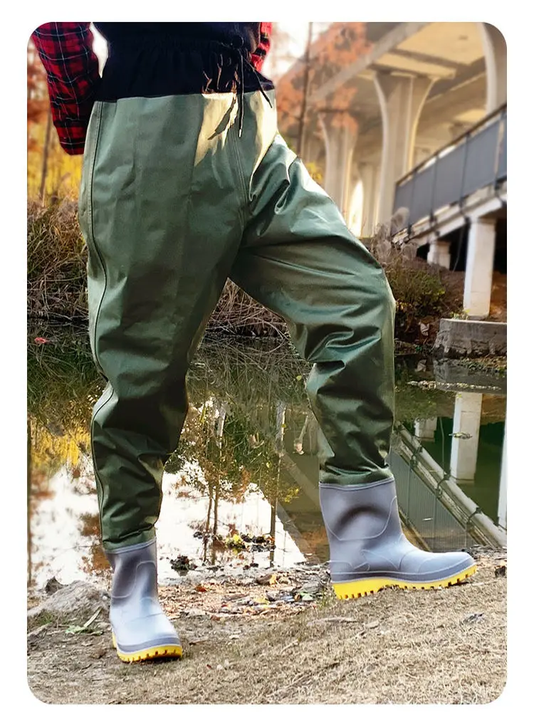 Легкие нейлоновые брюки для рыбалки и сбора морепродуктов с защитой от скольжения, водонепроницаемые, с интегрированными сапогами
Легкие нейлоновые брюки для рыбалки и сбора морепродуктов с защитой от скольжения, водонепроницаемые, с интегрированными сапогами
