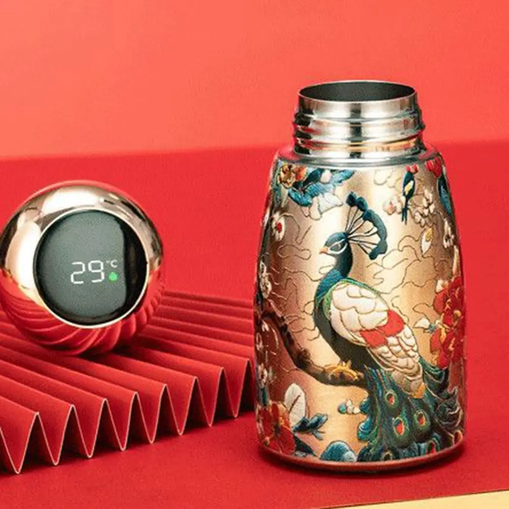 304 Stainless Steel Insulated Cup Leak-Proof Chinese Style Coffee Mug 230ml Temperature Display Vacuum Pocket Cup Outdoor
304 Stainless Steel Insulated Cup Leak-Proof Chinese Style Coffee Mug 230ml Temperature Display Vacuum Pocket Cup Outdoor