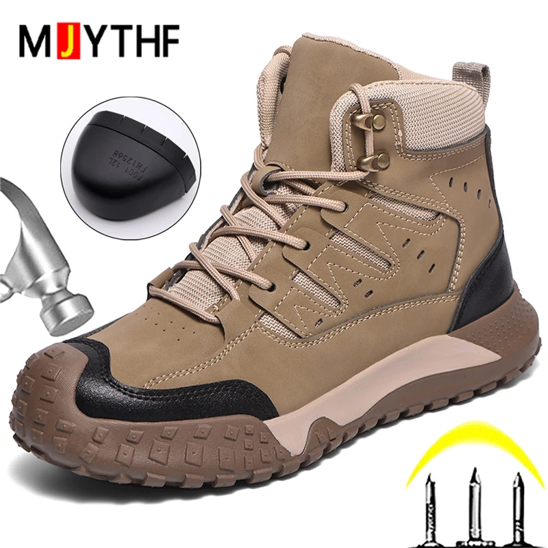 Высококачественные защитные ботинки для мужчин, обувь со стальным носком, рабочие ботинки, защитная обувь, непробиваемая, неразрушимая обувь, нескользящая, удобная.
Высококачественные защитные ботинки для мужчин, обувь со стальным носком, рабочие ботинки, защитная обувь, непробиваемая, неразрушимая обувь, нескользящая, удобная.