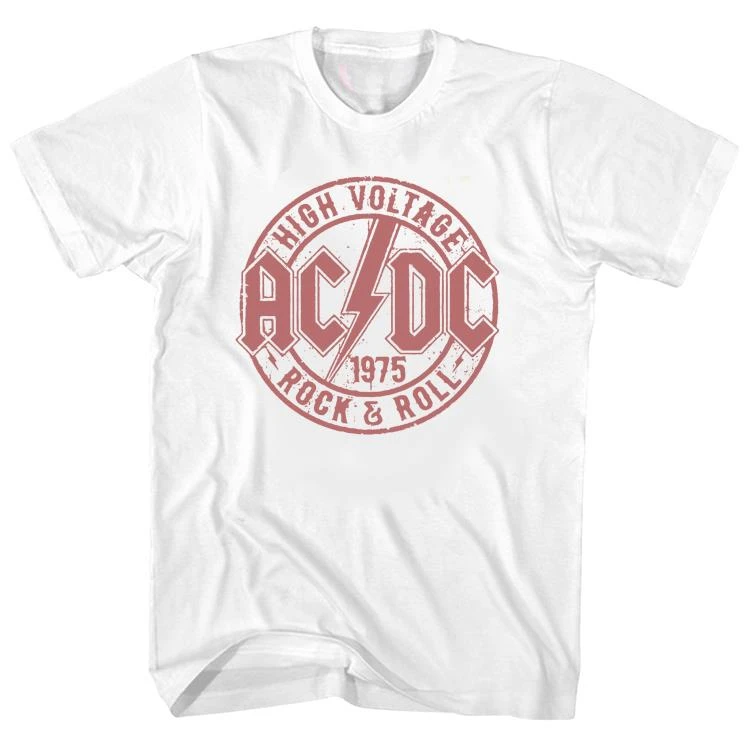 2025 Tribute To High Voltage Rock ACDC Band Rock 1975 American Retro Short Sleeve High Quality Street Cotton T-shirt
2025 Tribute To High Voltage Rock ACDC Band Rock 1975 American Retro Short Sleeve High Quality Street Cotton T-shirt