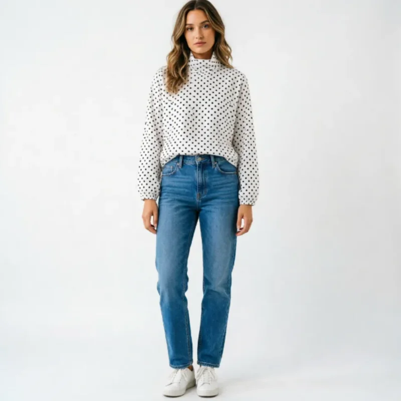 Women's Jacket 2026 Summer New Fashion European Style Commuter Polka Dot High Neck Printed Drawstring Waist Simple Parker Jacket
Women's Jacket 2026 Summer New Fashion European Style Commuter Polka Dot High Neck Printed Drawstring Waist Simple Parker Jacket
