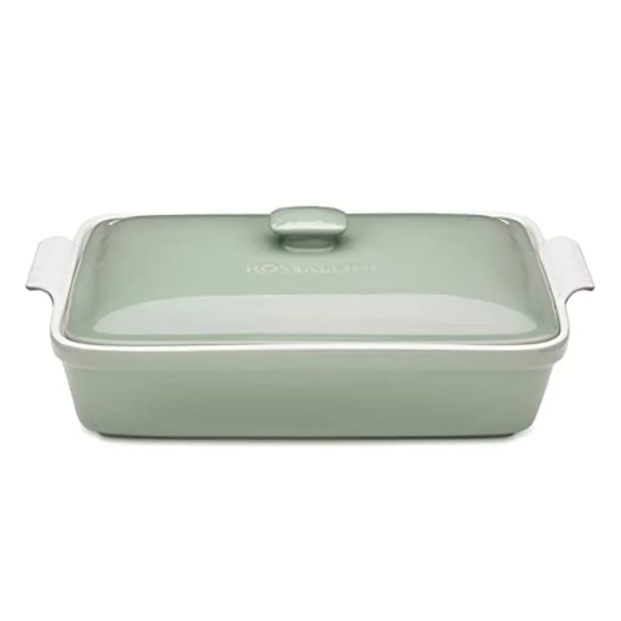 Набор посуды из керамогранита: прямоугольная форма для запекания с крышкой, очень большая, 4,23 кварта, 13 на 9 дюймов, цвет Verde Salvia
Набор посуды из керамогранита: прямоугольная форма для запекания с крышкой, очень большая, 4,23 кварта, 13 на 9 дюймов, цвет Verde Salvia