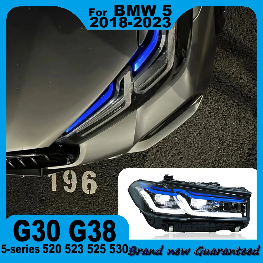Автомобильная светодиодная фара для BMW G30 G38 525 530 535 540 2018-2023 5 серии, обновленная автоматическая фара в сборе M5, аксессуары для переднего бампера
Автомобильная светодиодная фара для BMW G30 G38 525 530 535 540 2018-2023 5 серии, обновленная автоматическая фара в сборе M5, аксессуары для переднего бампера
