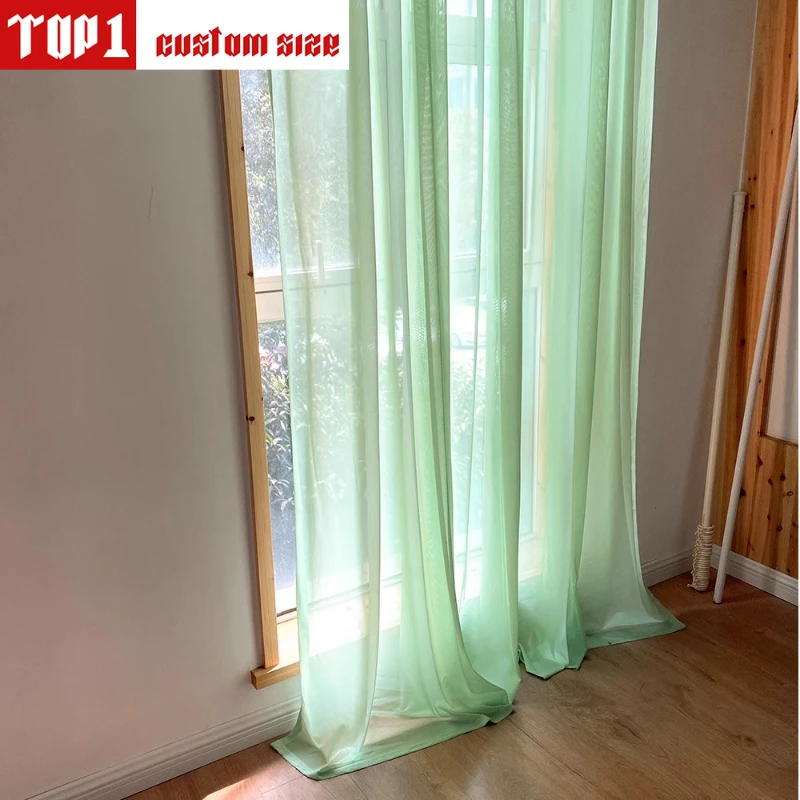 Green Tulle Chiffon Sheer Curtains High Quality Sunshade Gray Tulle Curtains for Living Room Thick Yarn Voile Organza Drapes
Green Tulle Chiffon Sheer Curtains High Quality Sunshade Gray Tulle Curtains for Living Room Thick Yarn Voile Organza Drapes