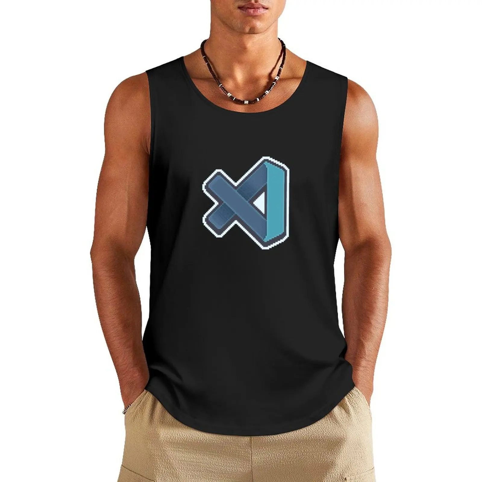 Visual Studio Code Pixel Art Tank Top summer Men's tops cotton t-shirts man Gym clothes Vest male
Visual Studio Code Pixel Art Tank Top summer Men's tops cotton t-shirts man Gym clothes Vest male
