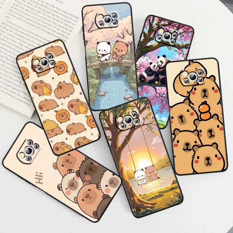 Cute Capybara Bear Panda For Xiaomi Mi Poco F3 F4 F5 F6 X3 X4 X5 X6 X7 M3 M4 M5s M5 M6 GT Pro 5G Black Cover Phone Case
Cute Capybara Bear Panda For Xiaomi Mi Poco F3 F4 F5 F6 X3 X4 X5 X6 X7 M3 M4 M5s M5 M6 GT Pro 5G Black Cover Phone Case