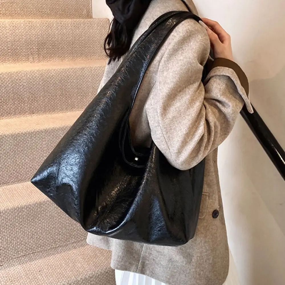 Cute Korean Style Retro PU Tote Bag Tote Bag PU Leather Large Capacity Handbag Large Capacity Solid Color Underarm Packs Girls
Cute Korean Style Retro PU Tote Bag Tote Bag PU Leather Large Capacity Handbag Large Capacity Solid Color Underarm Packs Girls