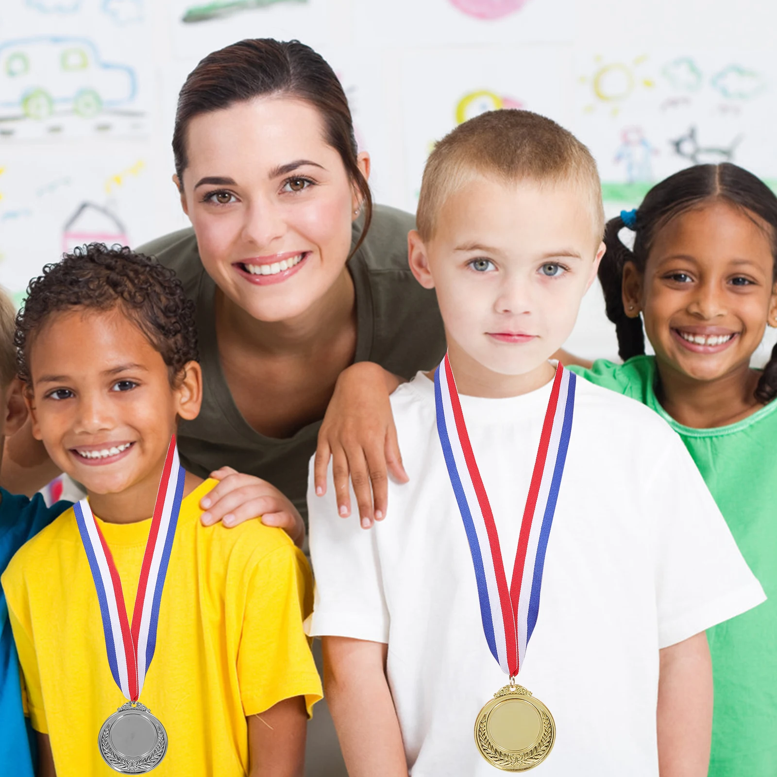6 Pcs Marathon Medal Competition Medals Trophy Athletic Metal Award Child for Sports
6 Pcs Marathon Medal Competition Medals Trophy Athletic Metal Award Child for Sports