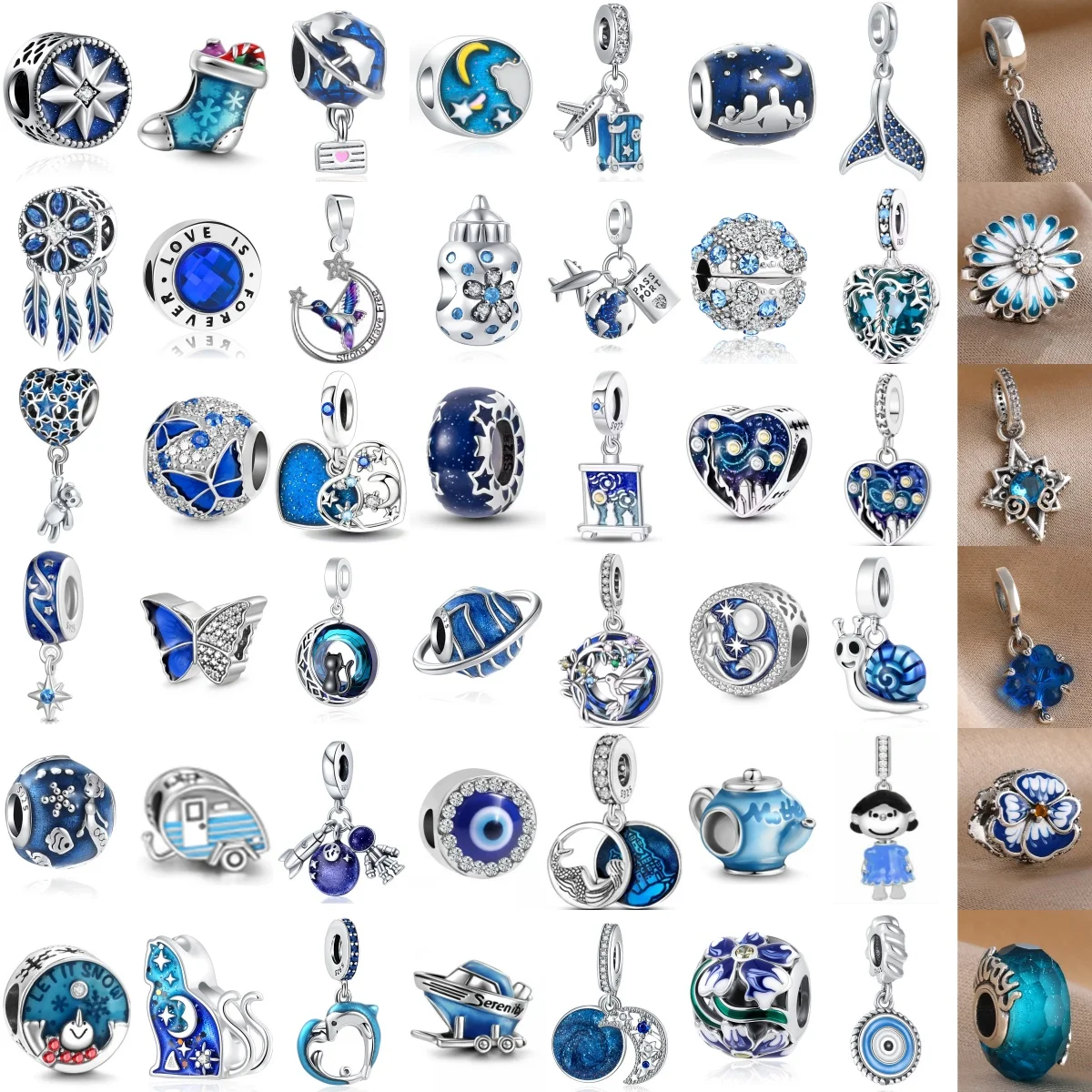 2026 Blue Series 925 Sterling Silver DIY Fine Plane Butterfly Bird Car Pendant Beads Fit Original Charms Bracelet Women Jewelry
2026 Blue Series 925 Sterling Silver DIY Fine Plane Butterfly Bird Car Pendant Beads Fit Original Charms Bracelet Women Jewelry
