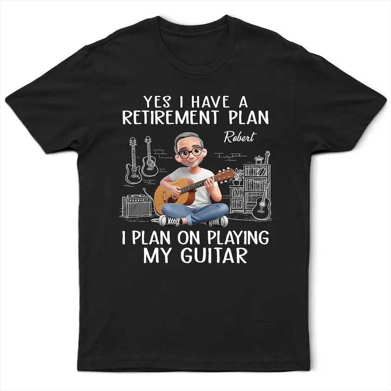 Custom Guitar T Shirt Retired Musician For Men Women Funny Guitar Lover Tee Retirement Plan On Playing My Guitar Retirement Gift
Custom Guitar T Shirt Retired Musician For Men Women Funny Guitar Lover Tee Retirement Plan On Playing My Guitar Retirement Gift