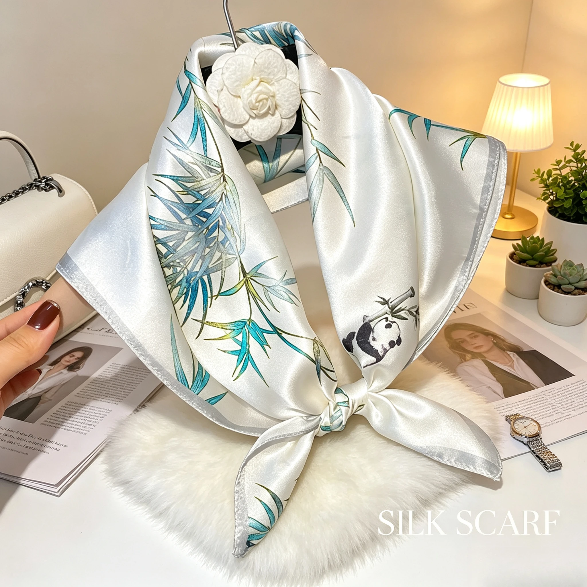 National Treasure Red Panda New Mulberry Silk Scarf High-end Fashion Decoration Sunscreen Silk Neck Small Square Scarf Scarf
National Treasure Red Panda New Mulberry Silk Scarf High-end Fashion Decoration Sunscreen Silk Neck Small Square Scarf Scarf