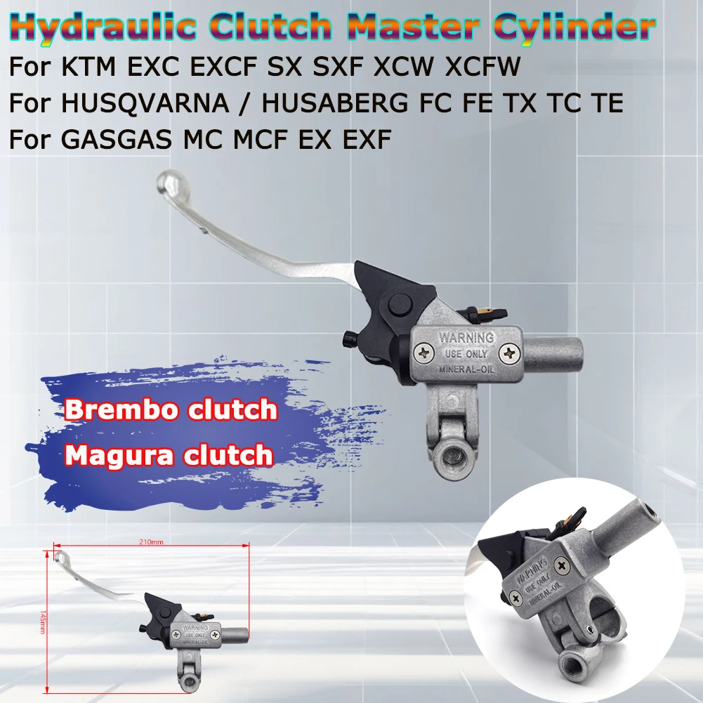 Hydraulic Clutch For KTM SX SXF XC XCF EXC HUS QVARNA HUSABERG FE FC TE TX Master Cylinder Pump Magura Brembo GASGAS MC MCF EC
Hydraulic Clutch For KTM SX SXF XC XCF EXC HUS QVARNA HUSABERG FE FC TE TX Master Cylinder Pump Magura Brembo GASGAS MC MCF EC