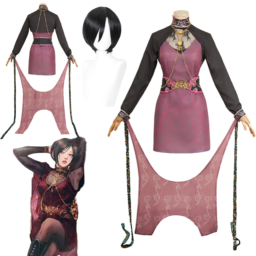 30th Anniversary Ada Wong Cosplay Fantasy Jacket Biohazard Game Costume Disguise Halloween Women Roleplay Party Outfits
30th Anniversary Ada Wong Cosplay Fantasy Jacket Biohazard Game Costume Disguise Halloween Women Roleplay Party Outfits