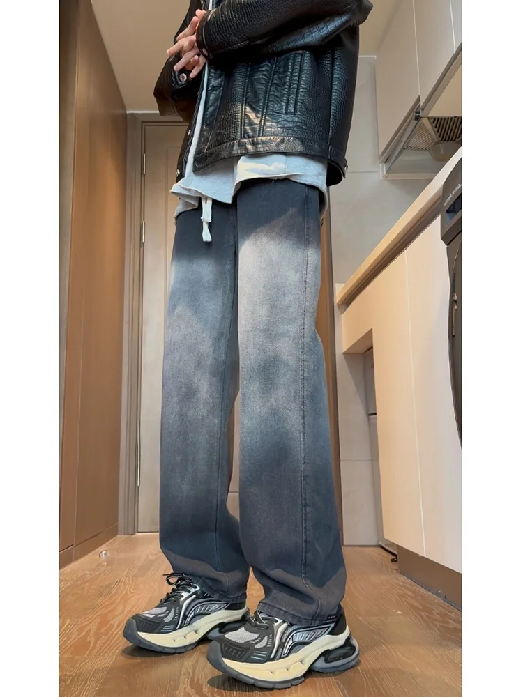 American High Street Vibe Men's Jeans Spring Autumn Vintage Waed Wide Leg Loose Fit Straight Long Trousers Trendy plus Size
American High Street Vibe Men's Jeans Spring Autumn Vintage Waed Wide Leg Loose Fit Straight Long Trousers Trendy plus Size