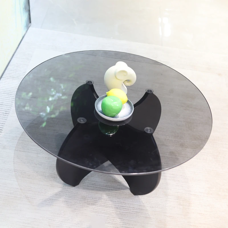 Лидер продаж, современный дизайн, круглый журнальный столик, серый стеклянный чайный столик, журнальный столик для гостиной
Лидер продаж, современный дизайн, круглый журнальный столик, серый стеклянный чайный столик, журнальный столик для гостиной