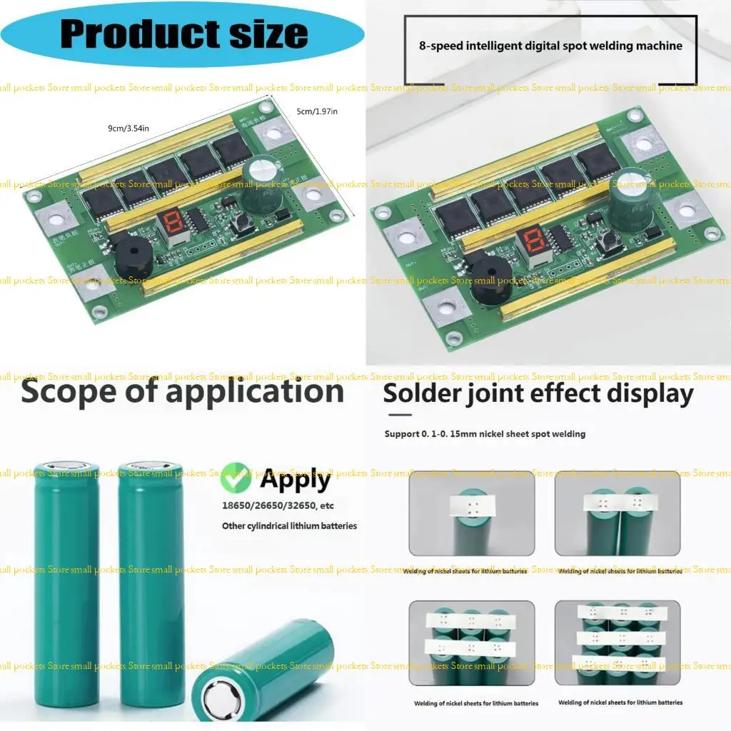 R1WD 8-скоростной интеллектуальный точечный сварочный аппарат, плата управления, автоматическая сварка батареи
R1WD 8-скоростной интеллектуальный точечный сварочный аппарат, плата управления, автоматическая сварка батареи