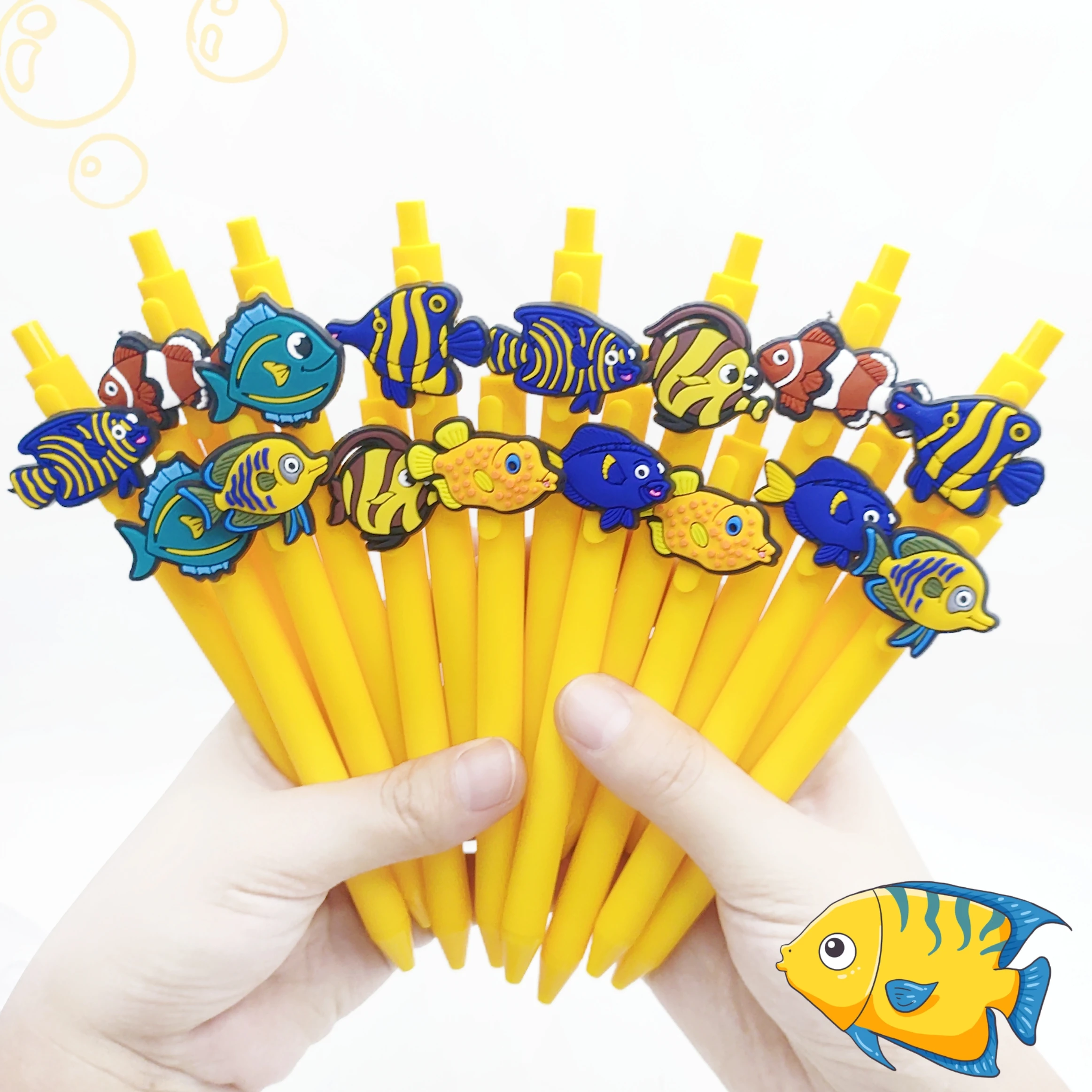 8/16PCS Tropical Ocean Fish Series Ballpoint Pen, Marine Animal Clownfish, Press Neutral Pen, Creative Stationery Neutral Pen.
8/16PCS Tropical Ocean Fish Series Ballpoint Pen, Marine Animal Clownfish, Press Neutral Pen, Creative Stationery Neutral Pen.