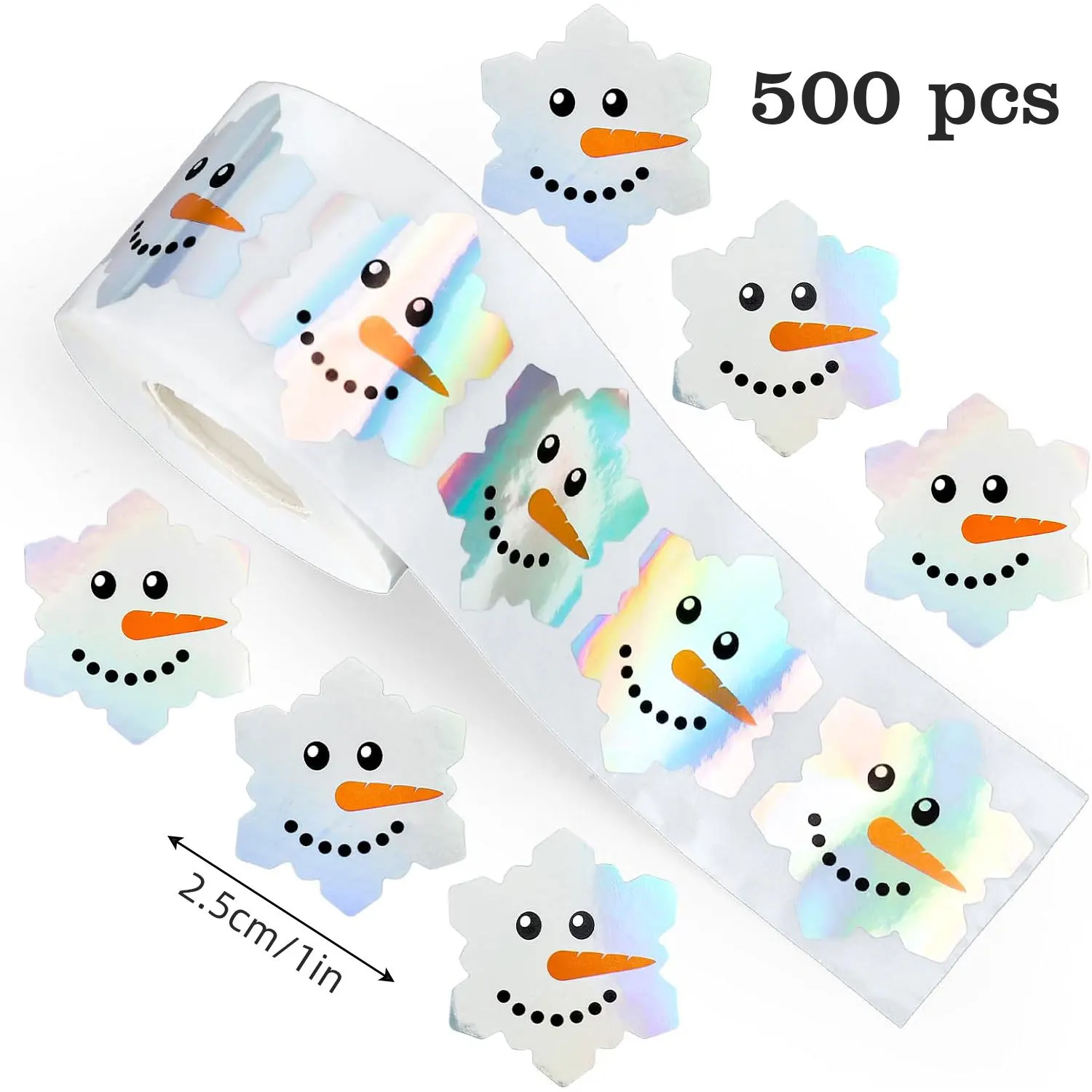 JCAC 500 pcs/roll Laser-Cut Snowman Doodle Stickers for Festive Parties and DIY Decorations—Waterproof PVC Adhesive Stickers
JCAC 500 pcs/roll Laser-Cut Snowman Doodle Stickers for Festive Parties and DIY Decorations—Waterproof PVC Adhesive Stickers
