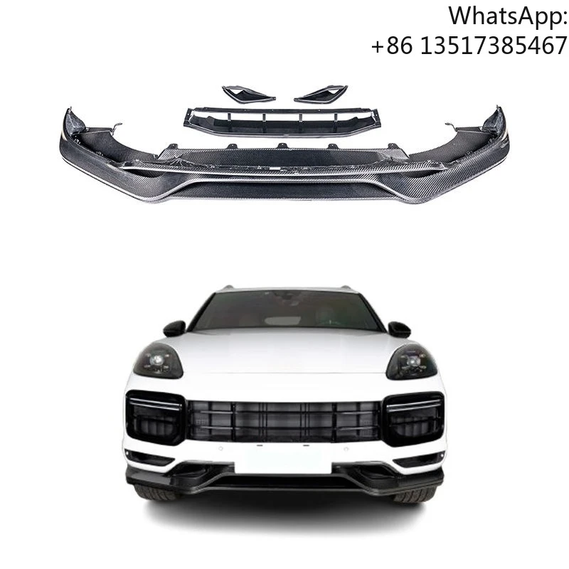 2018-2023 Car Modification Front Bumper Lip Carbon Fiber Tecat Front Lip Lower Guard for Porsche Cayenne Turbo
2018-2023 Car Modification Front Bumper Lip Carbon Fiber Tecat Front Lip Lower Guard for Porsche Cayenne Turbo