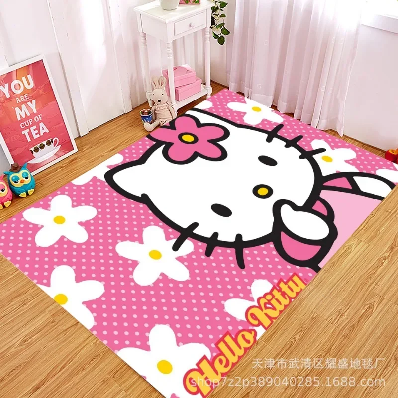 Hello Kitty Non-Slip Carpet Kawaii Cartoon Anime Living Room Bedroom Kitchen Door Mat Kids Birthday Gift
Hello Kitty Non-Slip Carpet Kawaii Cartoon Anime Living Room Bedroom Kitchen Door Mat Kids Birthday Gift