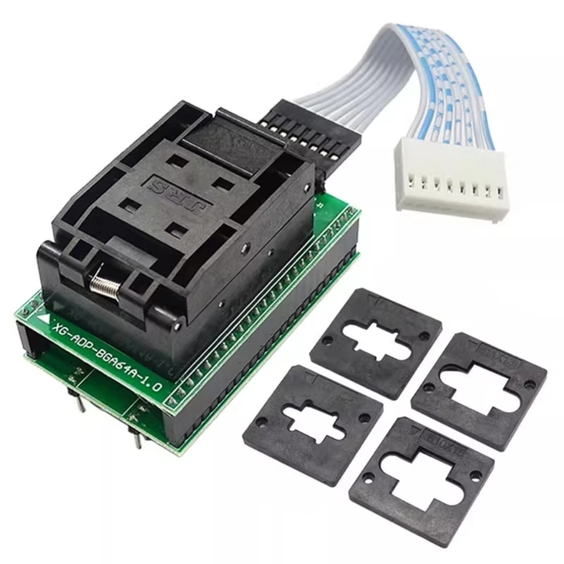 Multifunctional Chip Programmer Test Socket BGA64P-1.0 BGA64 PC48 Programmer Adapter Wire Burning Socket Board 601E
Multifunctional Chip Programmer Test Socket BGA64P-1.0 BGA64 PC48 Programmer Adapter Wire Burning Socket Board 601E