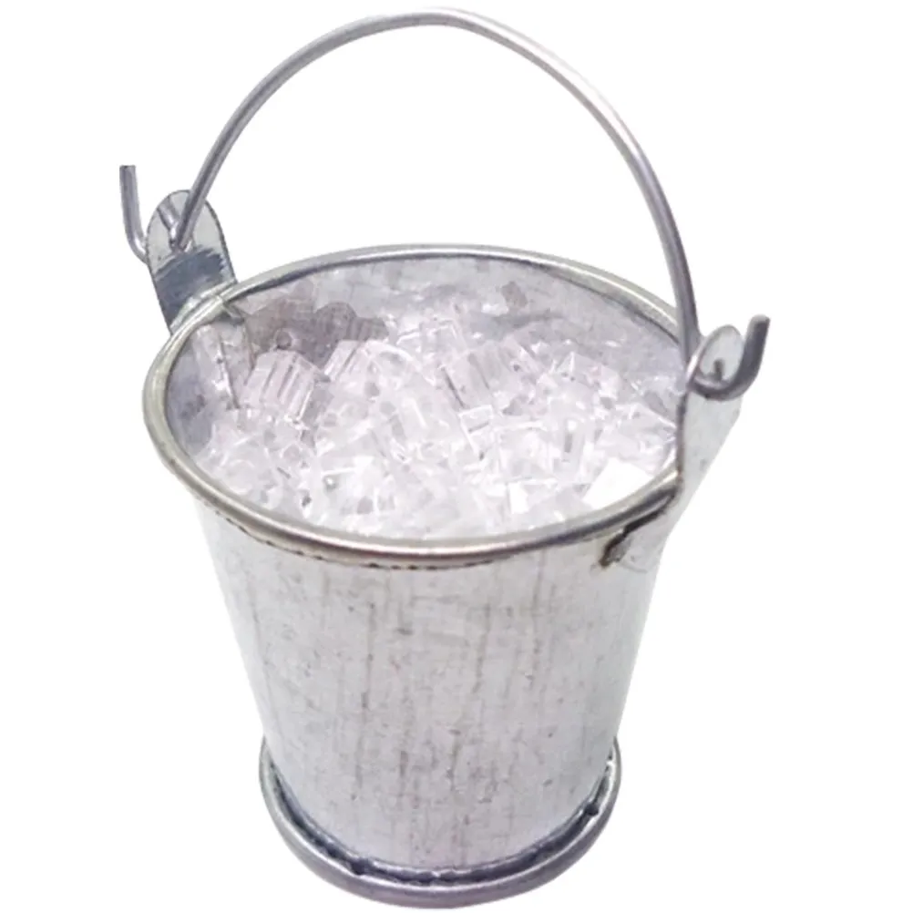 1Set Mini Ice Pail Simulated Miniature Iron Bucket Decorative Craft for Mini House Accessories Kids Playhouse Adornment
1Set Mini Ice Pail Simulated Miniature Iron Bucket Decorative Craft for Mini House Accessories Kids Playhouse Adornment