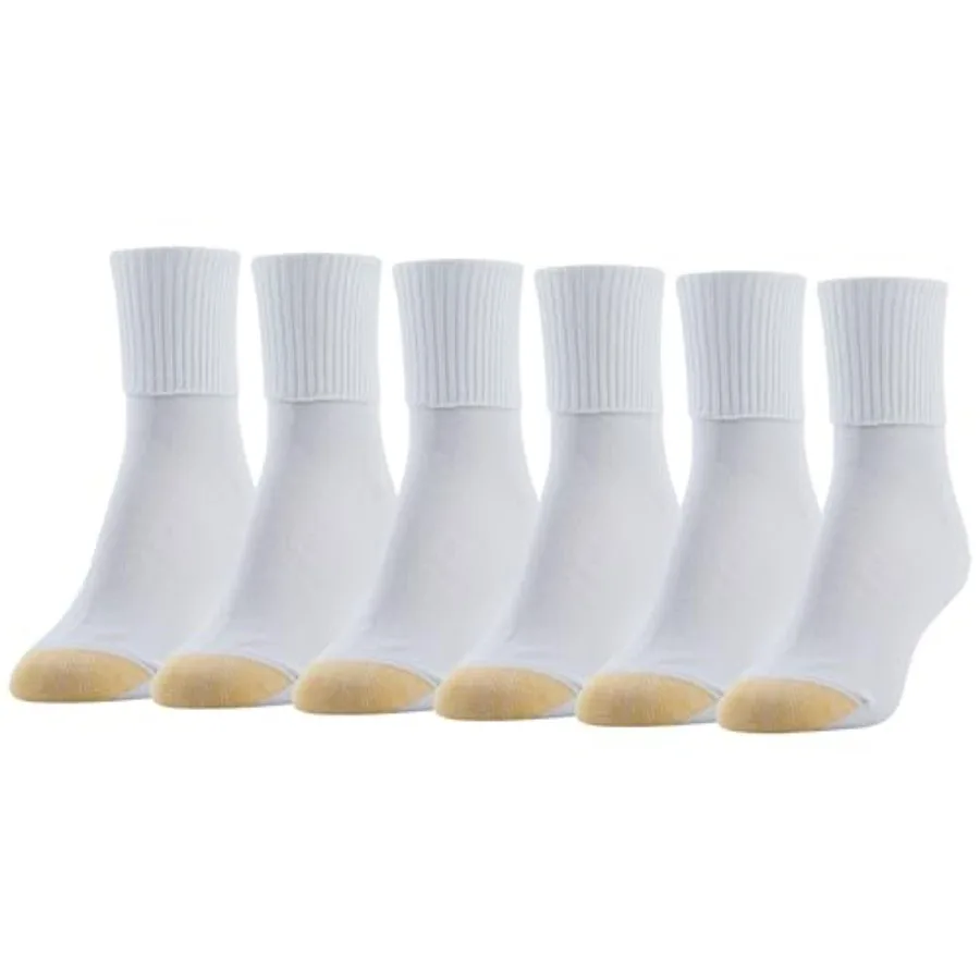 GOLDTOE Women's Classic Turn Cuff Socks Multipairs
GOLDTOE Women's Classic Turn Cuff Socks Multipairs