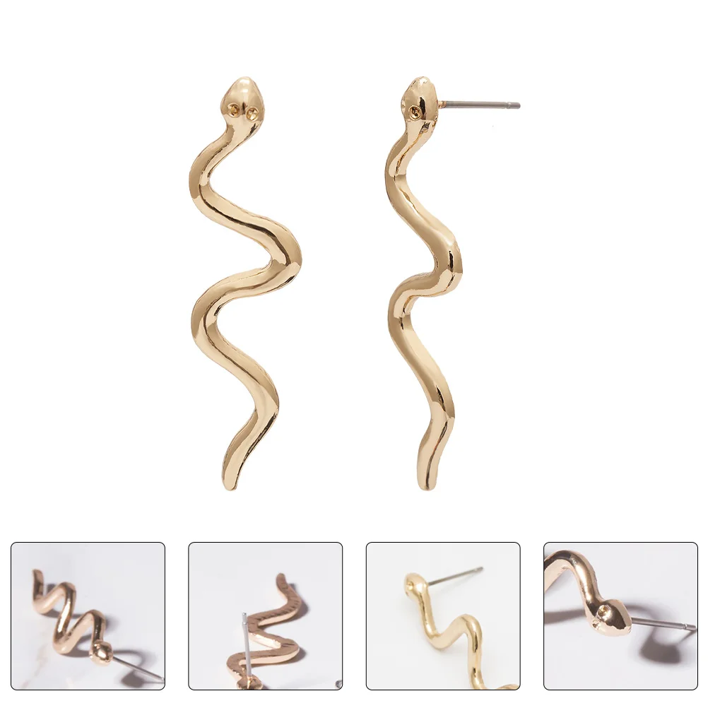 Snake Geometric Earrings Hypoallergenic Alloy Women Studs Gift Shape Jewelry Trendy Ear Accessories Dangler Fashion
Snake Geometric Earrings Hypoallergenic Alloy Women Studs Gift Shape Jewelry Trendy Ear Accessories Dangler Fashion
