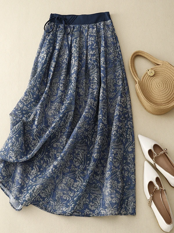 Luxury Floral Print Midi A-Line Skirt Spring Commute Sle f-length Ele Women's Faion Skirts 2025 Summer New Arrival
Luxury Floral Print Midi A-Line Skirt Spring Commute Sle f-length Ele Women's Faion Skirts 2025 Summer New Arrival