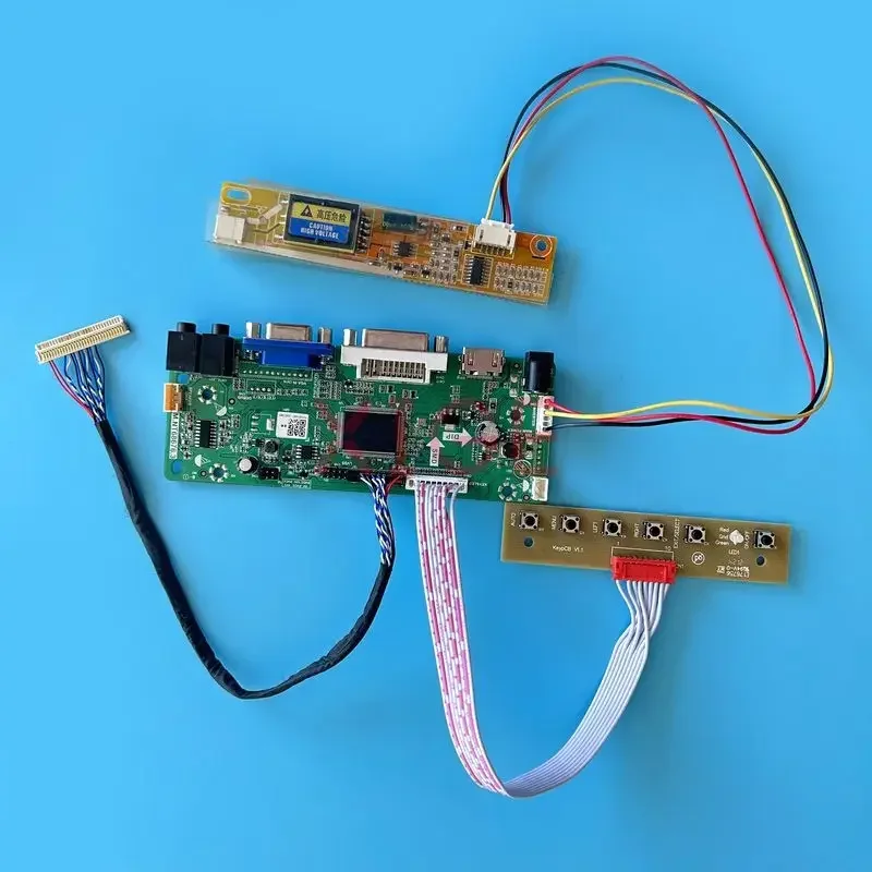 Controller Driver Board Fit LP141WX1-TL LP141WX3-TL 1CCFL LVDS-30Pin DVI VGA LCD Display Screen HDMI-Compatible 1280*800 DIY Kit
Controller Driver Board Fit LP141WX1-TL LP141WX3-TL 1CCFL LVDS-30Pin DVI VGA LCD Display Screen HDMI-Compatible 1280*800 DIY Kit