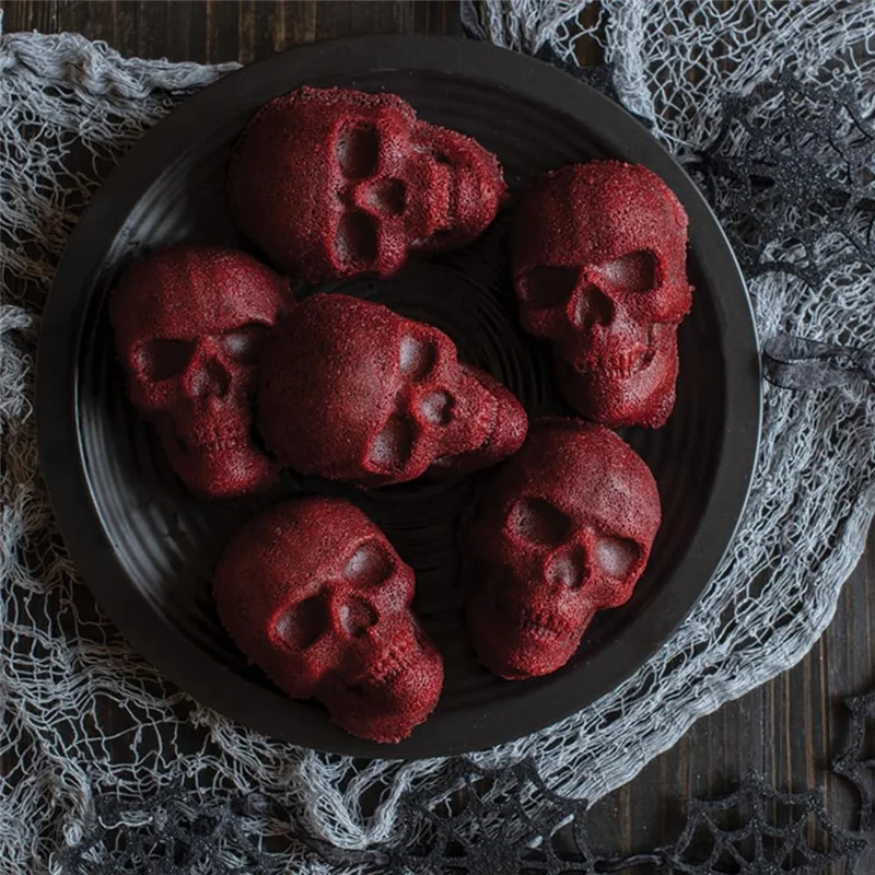 AX83-Ware Halloween Bakeware Cakelet Pan Halloween Skeleton Haunted Skull Cakelet Pan, Bronze
AX83-Ware Halloween Bakeware Cakelet Pan Halloween Skeleton Haunted Skull Cakelet Pan, Bronze