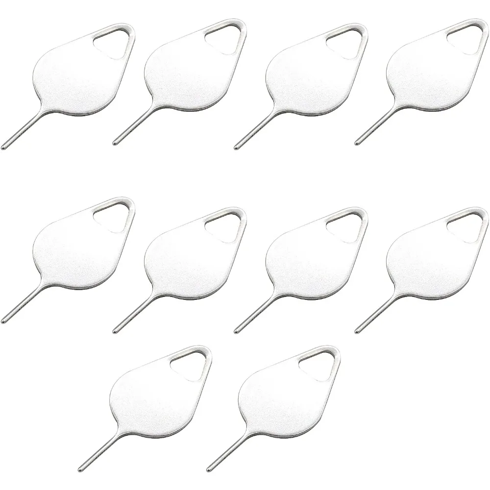 10Pack Universal Sim SD Card tray Open Remove tool Sim Card eject pin Sim Card tool compatible
10Pack Universal Sim SD Card tray Open Remove tool Sim Card eject pin Sim Card tool compatible
