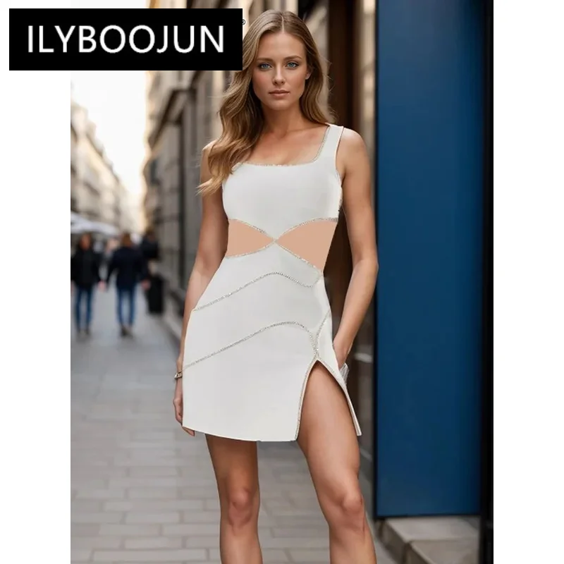 ILYBOOJUN однотонные ажурные стройнящие мини-платья для женщин с квадратным воротником без рукавов с высокой талией шикарное платье Женская мода Новинка
ILYBOOJUN однотонные ажурные стройнящие мини-платья для женщин с квадратным воротником без рукавов с высокой талией шикарное платье Женская мода Новинка