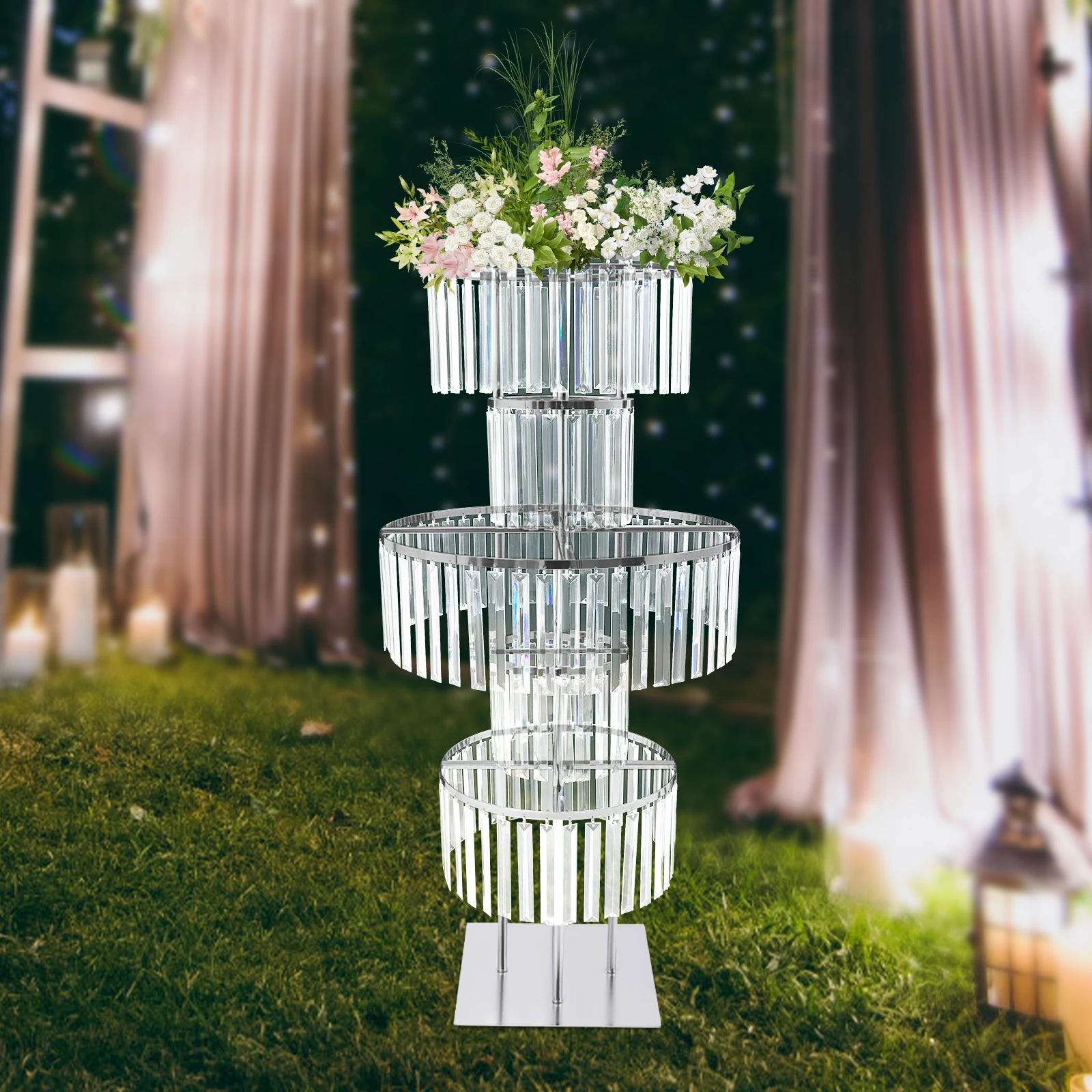Flower Stand, 5 Tier Flower Stand, Round Flower Stand for Wedding Reception Birthday Party Events Home Decor
Flower Stand, 5 Tier Flower Stand, Round Flower Stand for Wedding Reception Birthday Party Events Home Decor