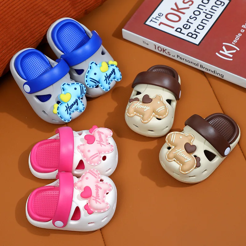 Children's Cartoon Sandals with Soft Bottom and Anti Slip Slippers, New EVA Double Wear Anti Slip Beach Shoes for Boys and Girls
Children's Cartoon Sandals with Soft Bottom and Anti Slip Slippers, New EVA Double Wear Anti Slip Beach Shoes for Boys and Girls
