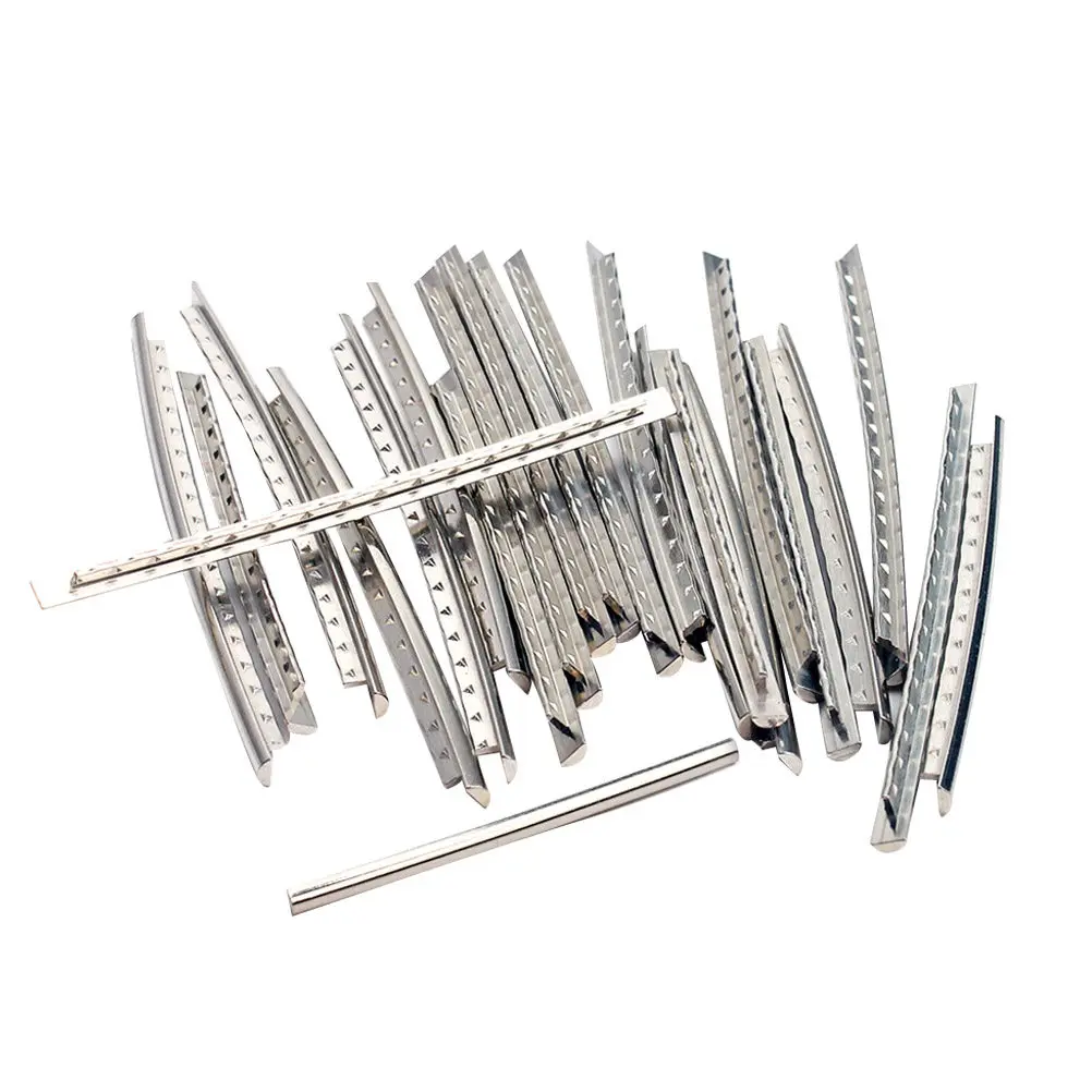 24Pcs Guitar Fret Wire 2.9mm Silver Metal Fret Wire for Acoustic Electric Bass Guitar DIY Repair Building Professional
24Pcs Guitar Fret Wire 2.9mm Silver Metal Fret Wire for Acoustic Electric Bass Guitar DIY Repair Building Professional