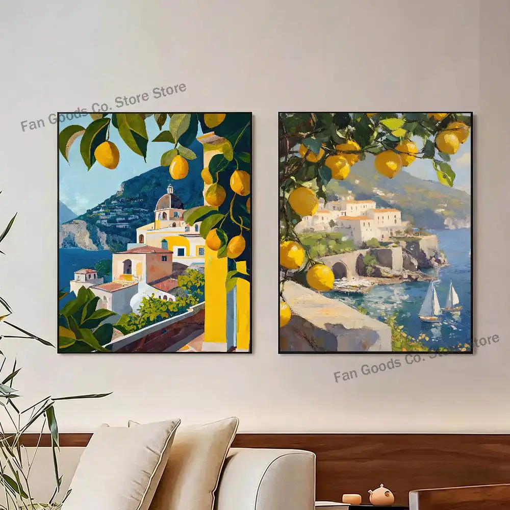 European Amalfi Coast Lemon Poster HD Art Sticky Wall Waterproof Home Living Room Bar Decoration
European Amalfi Coast Lemon Poster HD Art Sticky Wall Waterproof Home Living Room Bar Decoration